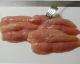 鶏ささみジャーキー☆フライパンで簡単調理作り方1写真