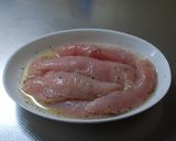 鶏ささみジャーキー☆フライパンで簡単調理作り方3写真