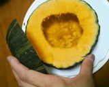 レンジで*カレーご飯in坊ちゃん南瓜作り方1写真
