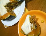 レンジで*カレーご飯in坊ちゃん南瓜作り方6写真