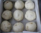 ランチ！おからパウダー胡桃deちぎりパン作り方4写真