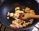 枝豆チャーハン作り方5写真