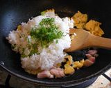 枝豆チャーハン作り方6写真