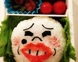 キャラ弁LINEムーン作り方3写真