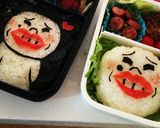 キャラ弁LINEムーン作り方4写真