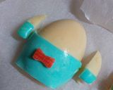 ゆで卵でふなっしー☆作り方5写真