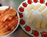 お餅とキムチのプルコギ巻き作り方1写真
