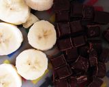 簡単☆チョコバナナカップケーキ作り方1写真