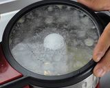 桃のかき氷作り方3写真
