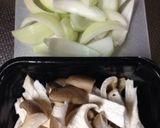 玉ねぎとエリンギのソース炒め作り方1写真