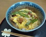介護食【焼き鳥缶で簡単！親子煮】作り方4写真