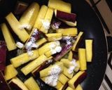 さつまいも 塩バター炒め作り方2写真