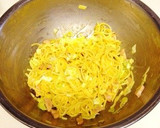 ラーメンが残ったので焼いてみた作り方2写真
