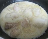 水菜とタラのカルボナーラ風作り方2写真