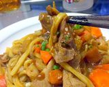 カレー焼きうどん作り方10写真