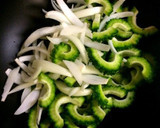 ゴーヤと厚揚げの甘辛味噌炒め作り方4写真