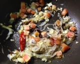 刺身用アジで☆レモン風味スパゲッティ作り方8写真