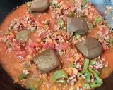 万願寺とうがらし de キーマカレー作り方5写真