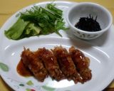 糖質制限 えのき豚バラ巻き バター醤油作り方6写真