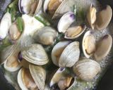 簡単、ホンビノス貝(大アサリ)の酒蒸し作り方3写真
