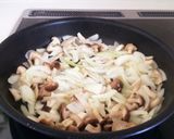 キノコとツナの☆クリームパスタ☆作り方1写真