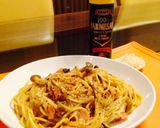 豆乳でヘルシー☆カレーボナーラ♬作り方7写真