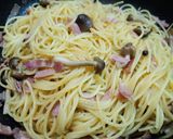 みょうがと大葉がたっぷりパスタ作り方3写真