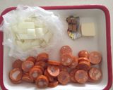 ポルトギューソーセージでチキンライス作り方3写真
