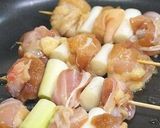 フライパンで焼く「焼き鳥」作り方3写真