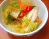 超簡単　キャベツときゅうりの浅漬け作り方4写真