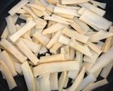 ピリ辛♫自家製メンマ♡作り方1写真