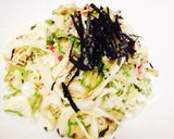 簡単☆オクラとキャベツのおつまみサラダ作り方6写真