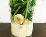 冷凍バナナでグリーンスムージー作り方3写真