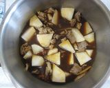 圧力鍋で簡単☆牛すじと大根の味噌煮込み作り方6写真