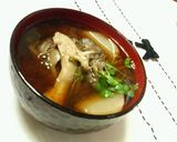 甘い☆蕪（かぶ）と舞茸の味噌汁作り方2写真