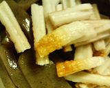 あるとホッとする☆蒟蒻と竹輪のおかか煮♪作り方3写真