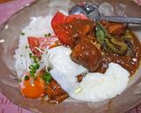水なしフルーツチキンカレー作り方20写真