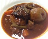 いちじくと牛すじ肉の赤ワイン煮込み作り方6写真