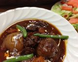 いちじくと牛すじ肉の赤ワイン煮込み作り方8写真