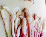 葉生姜の味噌漬け 豚バラ巻き作り方1写真