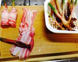 葉生姜の味噌漬け 豚バラ巻き作り方5写真