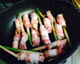 葉生姜の味噌漬け 豚バラ巻き作り方6写真