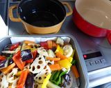 ストウブでささ身と彩野菜の甘酢炒め作り方4写真