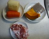 蓮根と冷蔵庫の残り野菜のきんぴら風作り方1写真