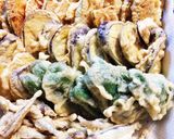 衣がgoodな♡きびなごとお野菜の天ぷら作り方7写真