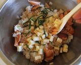 彩り弁当＊焼き鮭とチーズのおにぎり＊作り方3写真
