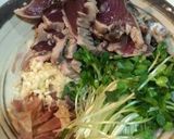 カツオのタタキ カイワレサラダ作り方1写真