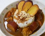 ♪さつまいもごろごろカレー作り方10写真