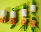 辛くないよ♪紐唐辛子突っ込みちくわ作り方5写真
