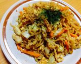 日清焼きそばで主婦ひとりご飯☆作り方10写真